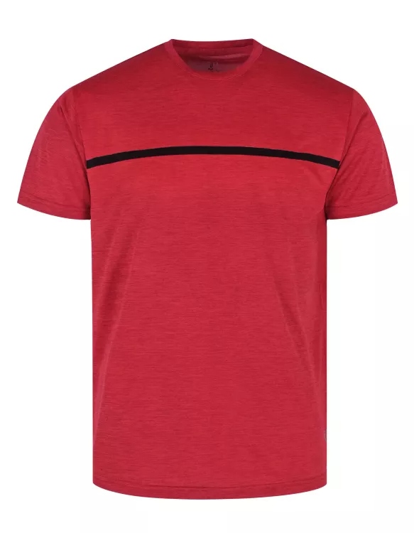 Red Half Sleeves Gym Tee