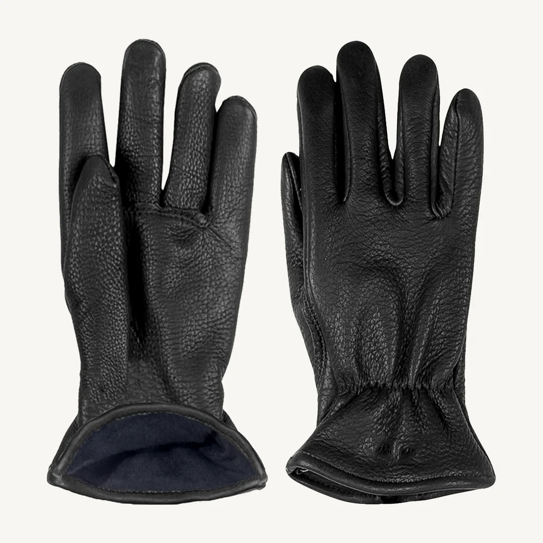 Grain Leather Driver Gloves Cold Resistant