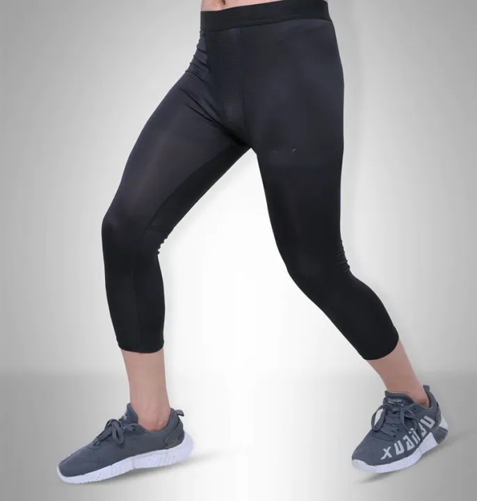 Men's Gym Fitness Yoga Compression Tights Wear Pant Leggings